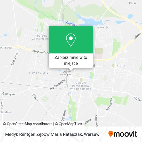 Mapa Medyk Rentgen Zębów Maria Ratajczak