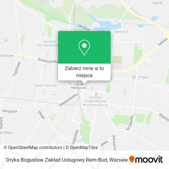 Mapa Dryka Bogusław Zakład Usługowy Rem-Bud