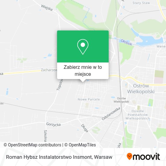 Mapa Roman Hybsz Instalatorstwo Insmont