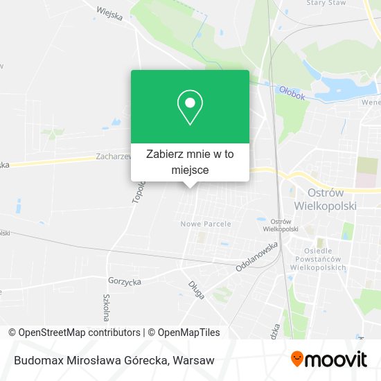 Mapa Budomax Mirosława Górecka