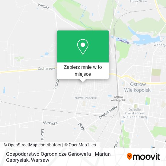 Mapa Gospodarstwo Ogrodnicze Genowefa i Marian Gabrysiak