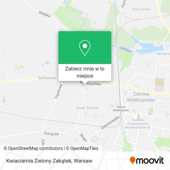 Mapa Kwiaciarnia Zielony Zakątek