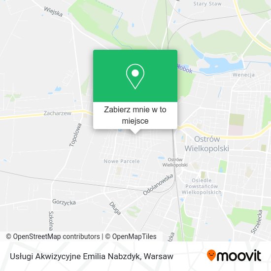 Mapa Usługi Akwizycyjne Emilia Nabzdyk