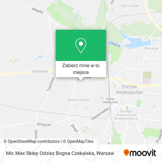 Mapa Mic Max Sklep Odziez Bogna Czekalska