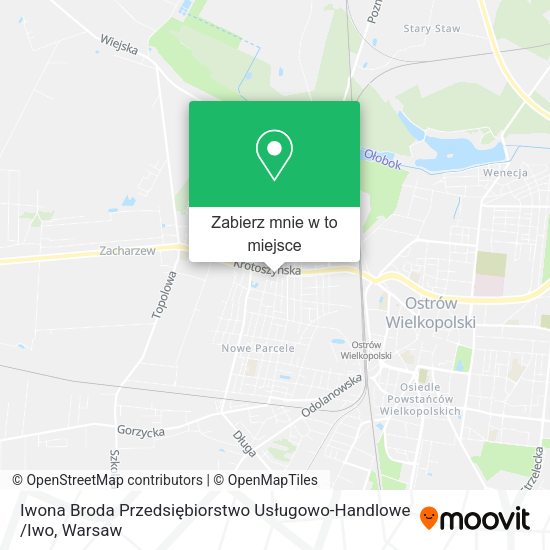 Mapa Iwona Broda Przedsiębiorstwo Usługowo-Handlowe /Iwo