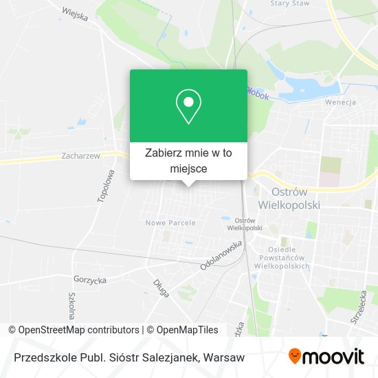 Mapa Przedszkole Publ. Sióstr Salezjanek