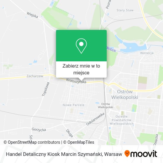 Mapa Handel Detaliczny Kiosk Marcin Szymański