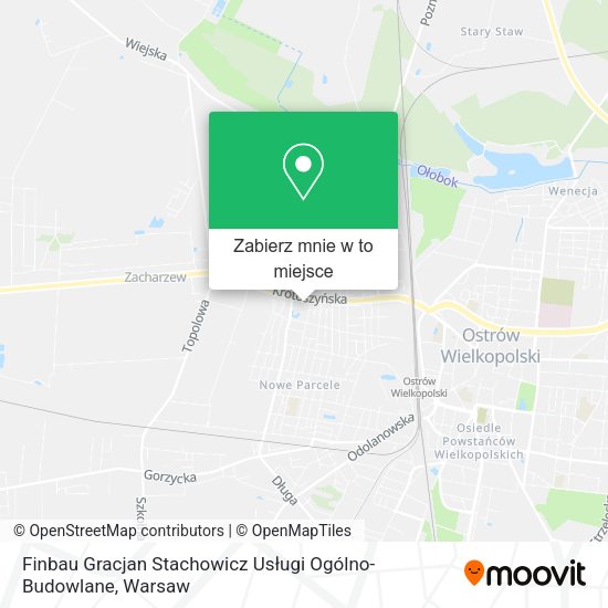 Mapa Finbau Gracjan Stachowicz Usługi Ogólno-Budowlane