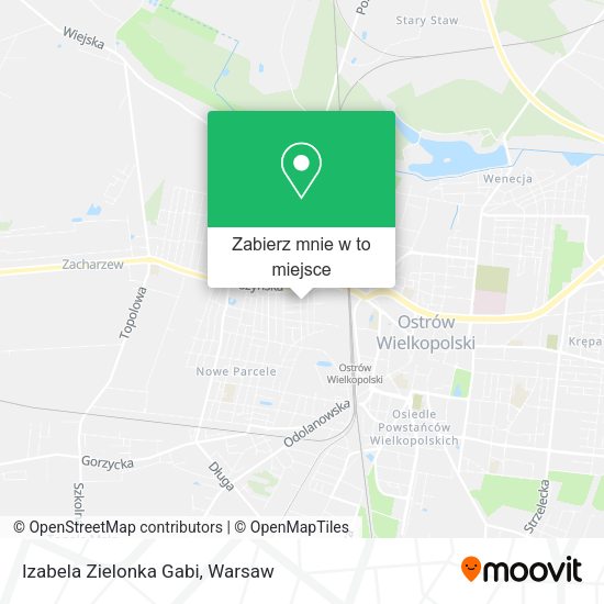 Mapa Izabela Zielonka Gabi