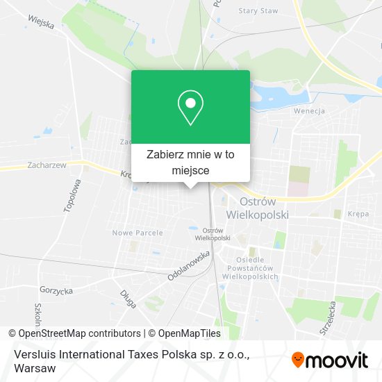 Mapa Versluis International Taxes Polska sp. z o.o.