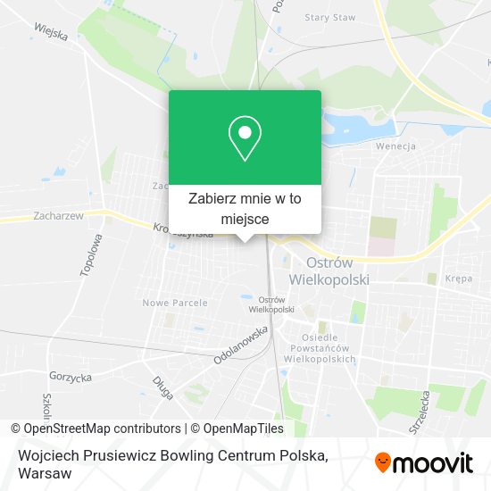 Mapa Wojciech Prusiewicz Bowling Centrum Polska