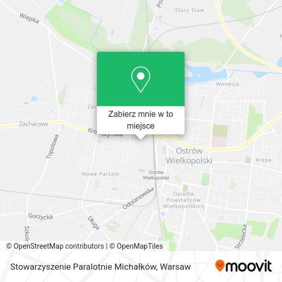 Mapa Stowarzyszenie Paralotnie Michałków