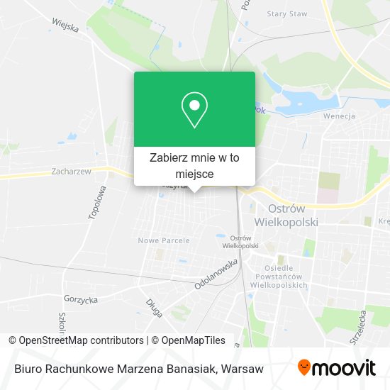 Mapa Biuro Rachunkowe Marzena Banasiak