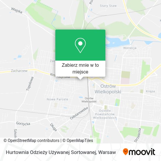 Mapa Hurtownia Odzieży Używanej Sortowanej