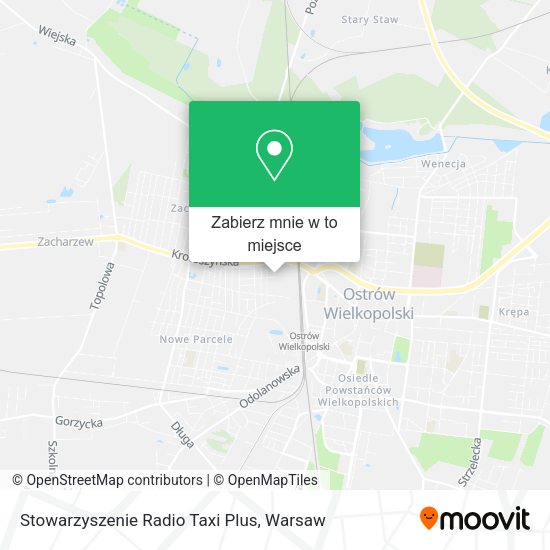 Mapa Stowarzyszenie Radio Taxi Plus