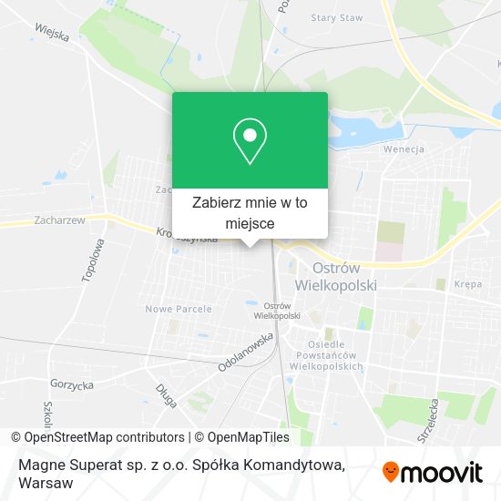 Mapa Magne Superat sp. z o.o. Spółka Komandytowa