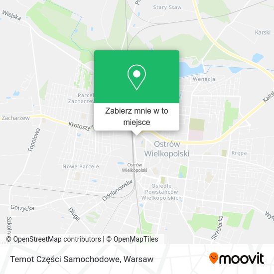 Mapa Temot Części Samochodowe