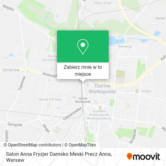 Mapa Salon Anna Fryzjer Damsko Meski Precz Anna