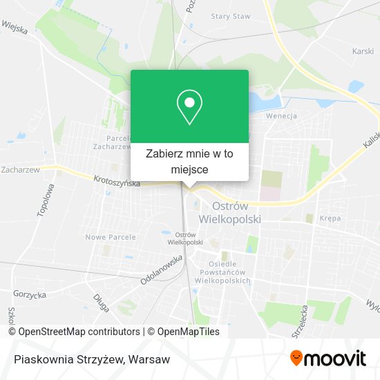 Mapa Piaskownia Strzyżew