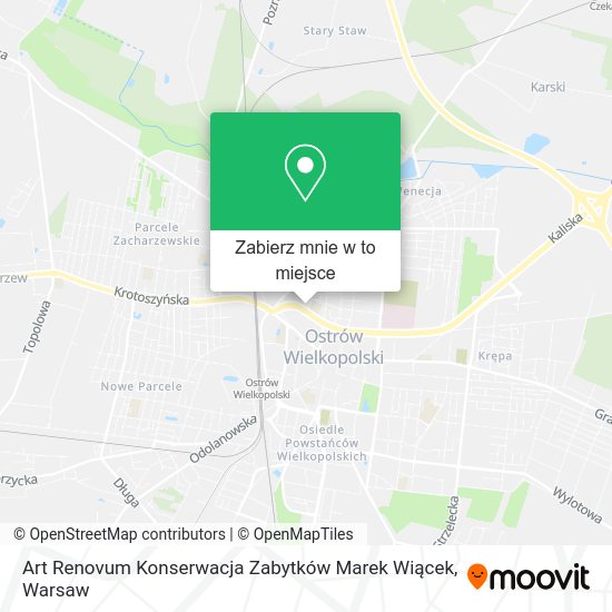 Mapa Art Renovum Konserwacja Zabytków Marek Wiącek