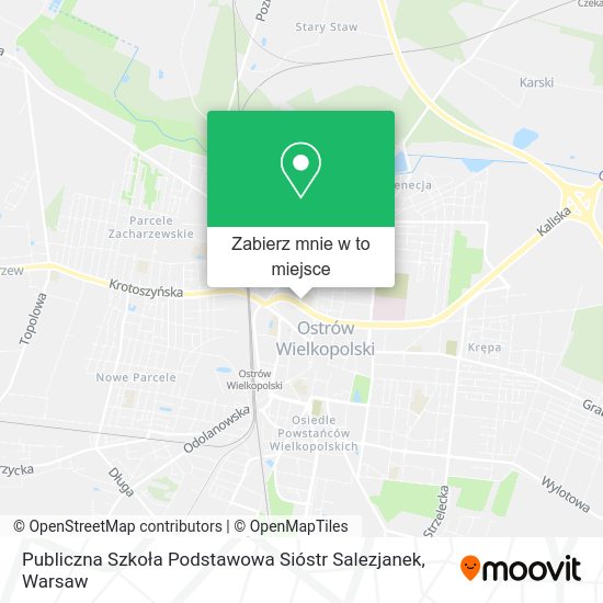 Mapa Publiczna Szkoła Podstawowa Sióstr Salezjanek