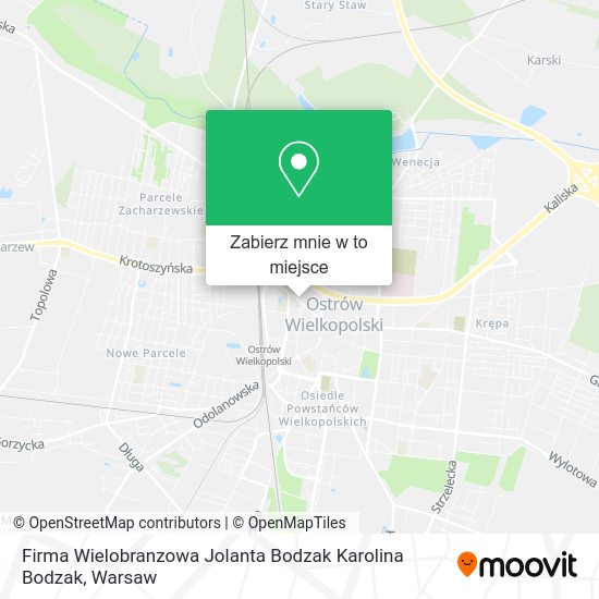 Mapa Firma Wielobranzowa Jolanta Bodzak Karolina Bodzak