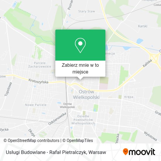 Mapa Usługi Budowlane - Rafał Pietralczyk