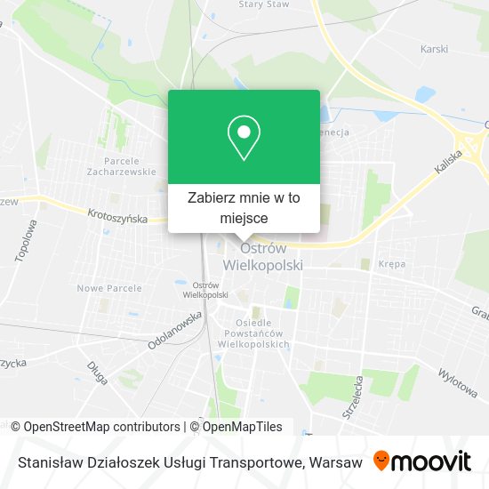 Mapa Stanisław Działoszek Usługi Transportowe