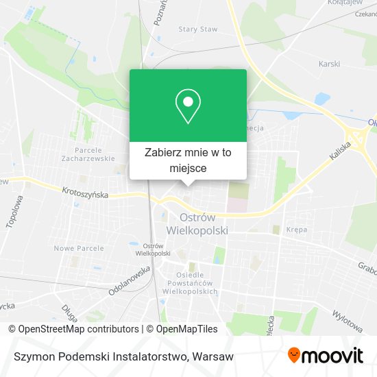 Mapa Szymon Podemski Instalatorstwo