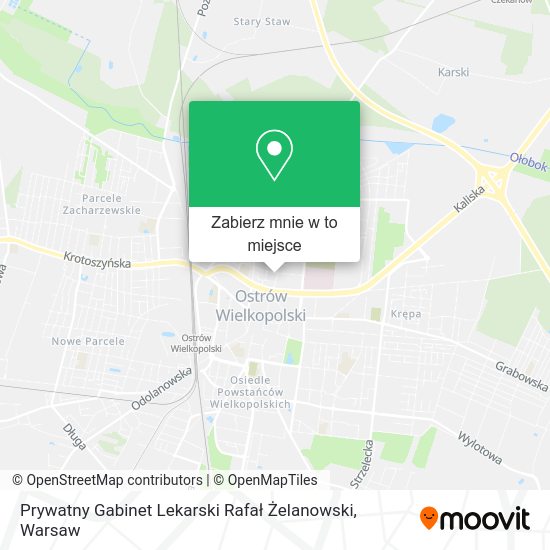 Mapa Prywatny Gabinet Lekarski Rafał Żelanowski