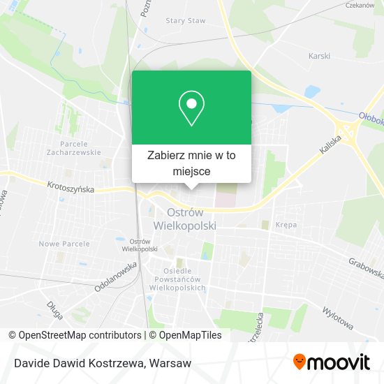 Mapa Davide Dawid Kostrzewa