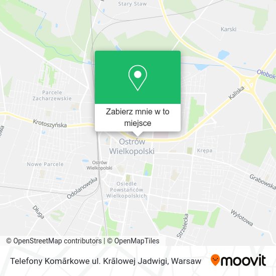 Mapa Telefony Komãrkowe ul. Krãlowej Jadwigi