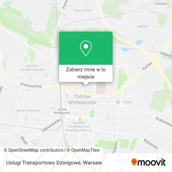 Mapa Uslugi Transportowo Dzwigowe