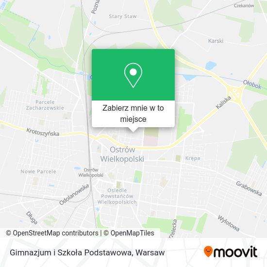 Mapa Gimnazjum i Szkoła Podstawowa