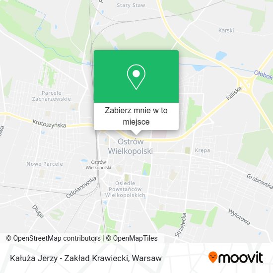 Mapa Kałuża Jerzy - Zakład Krawiecki