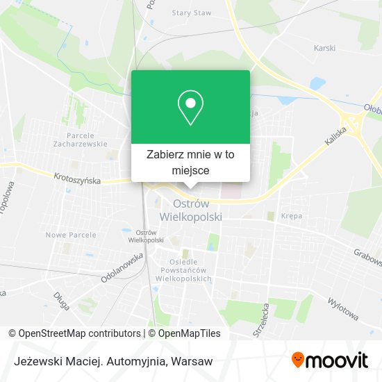 Mapa Jeżewski Maciej. Automyjnia