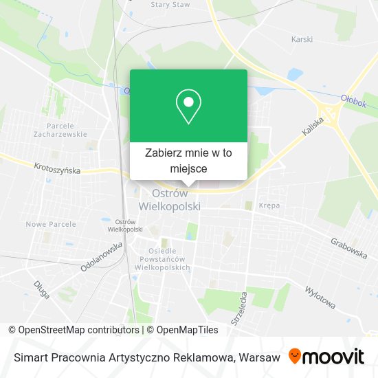 Mapa Simart Pracownia Artystyczno Reklamowa