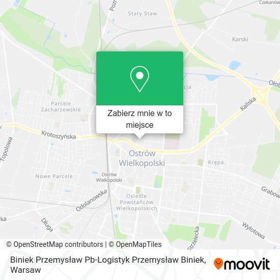 Mapa Biniek Przemysław Pb-Logistyk Przemysław Biniek