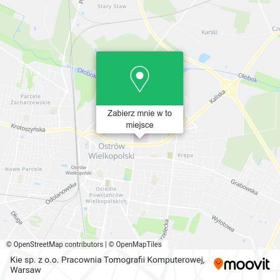 Mapa Kie sp. z o.o. Pracownia Tomografii Komputerowej