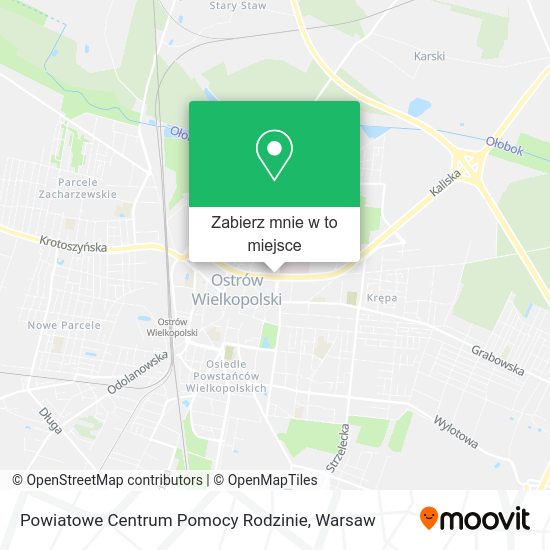 Mapa Powiatowe Centrum Pomocy Rodzinie