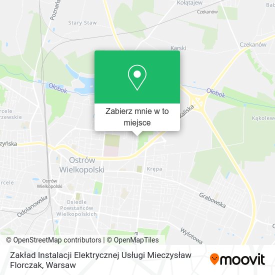 Mapa Zakład Instalacji Elektrycznej Usługi Mieczysław Florczak