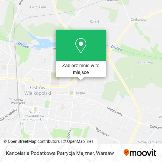 Mapa Kancelaria Podatkowa Patrycja Majzner