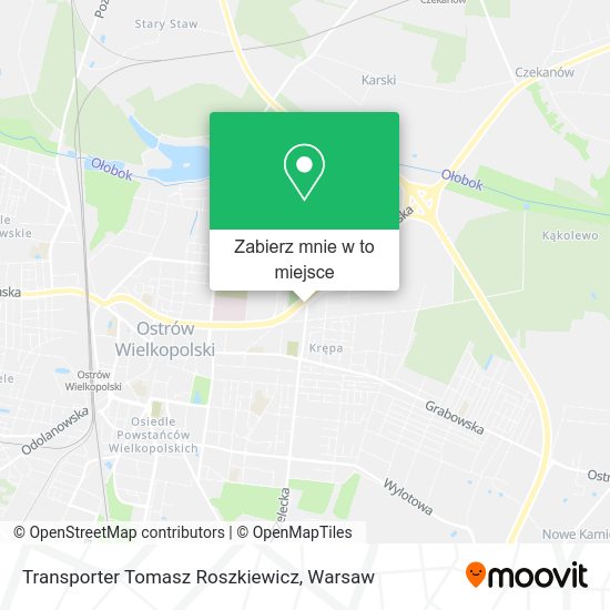 Mapa Transporter Tomasz Roszkiewicz