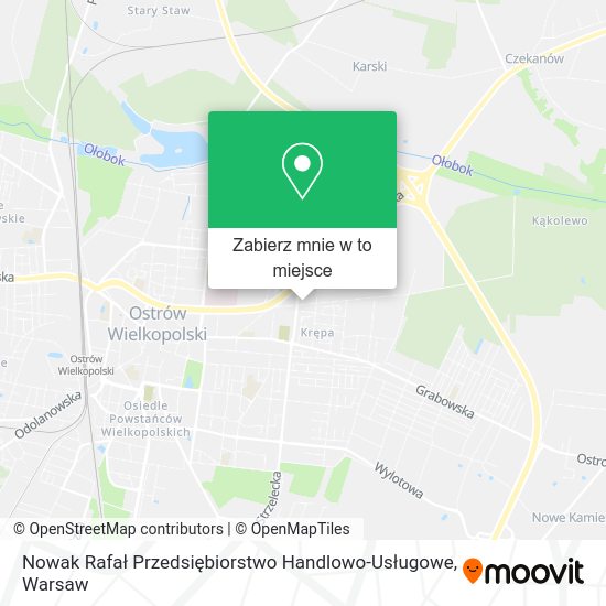 Mapa Nowak Rafał Przedsiębiorstwo Handlowo-Usługowe