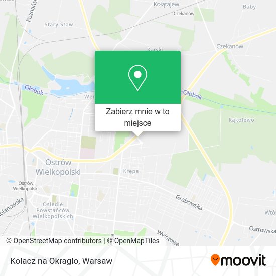 Mapa Kolacz na Okraglo