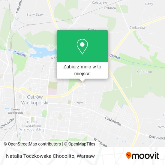 Mapa Natalia Toczkowska Chocolito