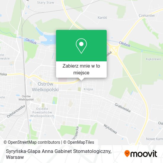 Mapa Syryńska-Glapa Anna Gabinet Stomatologiczny