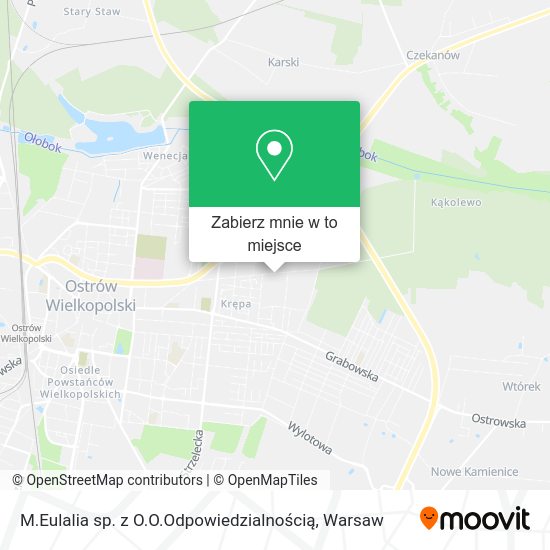 Mapa M.Eulalia sp. z O.O.Odpowiedzialnością