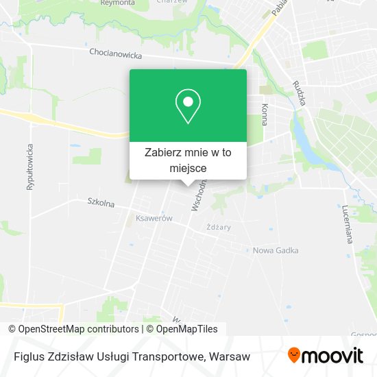 Mapa Figlus Zdzisław Usługi Transportowe