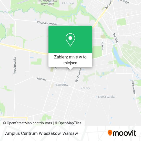 Mapa Amplus Centrum Wieszaków